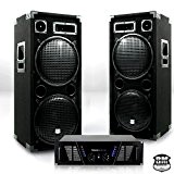 Pack Sono DJ ampli 2 x 800W + enceintes 2 x 1000 W
