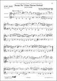 PARTITION CLASSIQUE - Sonate No. 2 de la Méthode pour Clarinette - J.-X. LEFEVRE - Duo de Clarinettes