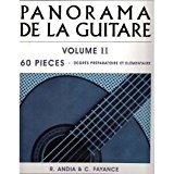 Partition classique Transatlantiques ANDIA/FAYANCE - PANORAMA DE LA GUITARE VOL.2 Guitare