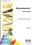 Partitions classique ROBERT MARTIN CREPIN ALAIN - RESONNANCES - TROMPETTE Trompette