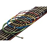 Paxcoo Colorful Guitar Jeu de cordes pour guitare acoustique