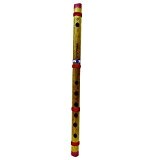 Peint à la main en bois Bansuri Home Décor Musical Instrument Brown flûte de bambou