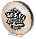 Performance Percussion P1149 Murphys Irish Stout Bodhrán avec baguette/étui 46 cm Naturel
