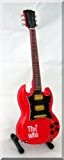 PETE TOWNSHEND Miniature Guitar The WHO SG red