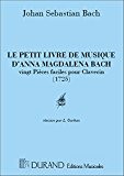 Petit livre d'Anna Magdalena Bach - Clavecin