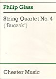 Philip Glass: String Quartet No.4 'Buczak' (Score). Partitions pour Quatuor À Cordes