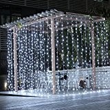 PIG Lumière Guirlande LED Rideau 304 LED 3x3 m pour les lumières de Noël Party de mariage de Noël festivals. ...