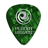Planet Waves Médiators Planet Waves verts, pack de 10, Heavy