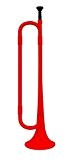 Plastique contemporaine Bugle Embouchure Trompette avec: rouge et noir: Bb plat