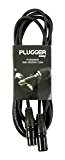 Plugger Câble XLR femelle 3b/mâle 3b 3 m  Noir