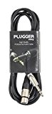 Plugger Câble XLR femelle/Jack mâle stéréo 3 m  Noir