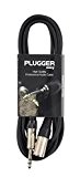 Plugger Câble XLR mâle 3b/Jack mâle stéréo 3 m  Noir