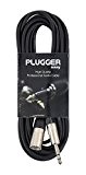 Plugger Câble XLR mâle 3b/Jack mâle stéréo 6 m  Noir
