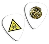 Poison Sign Symbol Guitare Mediator Pick Insigne Badge (GD)