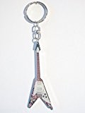 Porte-clés forme guitare Gibson Flying V Jimi Hendrix