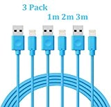 Quntis® iPhone cable 3 pack 2m Câble Chargeur USB Chargeur Recharge SYNC pour iPhone SE iPhone 6 6 Plus, iPhone5 ...