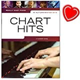 Really Easy Piano : Chart Hits Vol. 3 - Automne/Hiver 2016-17 chansons Pop actuelles pour piano - Partitions avec cœur Note colorée Pince