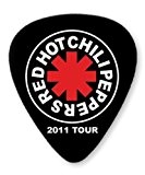 Red Hot Chili Peppers Tour 5 X Premium Guitar Médiators Picks Medium Plectrums