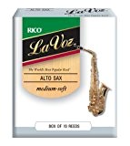 Rico Anches La Voz pour saxophone alto, force Medium-Soft, pack de 10