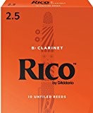 Rico Anches pour clarinette Sib Rico, force 2.5, pack de dix