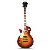 Rockburn LP2 Guitare électrique type Les Paul Sunburst Gaucher (Import Royaume Uni)