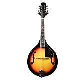 Rocket MAB01 Mandoline traditionnel Bluegrass Violinburst Marron
