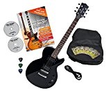 Rocktile LP-100 BL Guitare électrique Black avec accessoires