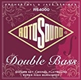 Rotosound Double Bass Jeu de cordes pour basse Nylon/Monel Filet plat