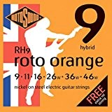 Rotosound Roto Orange Jeu de cordes pour guitare électrique Nickel Tirant hibryd (9 11 16 26 36 46)