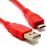 Rouge 1 m long câble de charge Micro USB pour JBL Charge 2 Haut-parleur Bluetooth stéréo portable sans fil