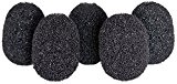 Rycote 105501 Bonnette Mousse pour Micro cravate, noir (pack de 5)Noir
