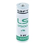 Saft Lithium 3,6V Batterie Pile LS 17500, 3,6V, 3300mAh, Lithium