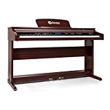 Schubert Subi88P2 Piano électrique 88 touches (interface MIDI, fonction enregistrement, 2 pédales, écran LCD, 118 rythmes préprogrammés, 150 instruments) - ...