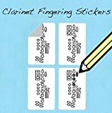 Set de stickers doigté pour clarinette (Lot de 250) Super Pratique pour les étudiants et les enseignants.