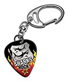 Sharks Rock Guitare Médiator Pick Porte clés (R1)