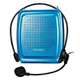 SHIDU SD-S368 Amplificateur de voix (10W) with 1500mAh pile au lithiumand and Wired Microphone pr les guides, les enseignants, conférenciers, ...