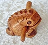 Siesta Güiro en forme de grenouille Taille S 4 cm