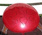 Simple vibedrum Illusion - Rouge pailleté - Basic Contenu dans différents Métallophone Balance - handpan/Tambour à main/langue en acier tambour