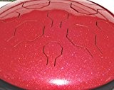 Single Vibe Drum - Galvanisé - Illusion Red Sparkle - Basic/handpan, Steel Tongue Drum