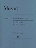 Sonate K292 (196c) Sib Majeur -Pour 1 ou 2 basse et piano --- Violoncelle(ou Basson)/Piano