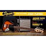 Squier Affinity Jaguar Bass Special SS & Rumble 15 · Pack basse électrique