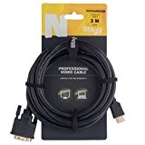 Stagg 21542 Câble HDMI 3 m Noir
