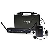 Stagg 25020126 Système UHF Micro-Casque 1F/863 Noir