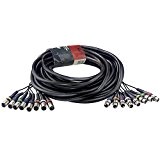 Stagg 58566 Câble multicore 8 x XLR Femelles-8 x XLR Mâles 15 m Noir