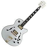 Stagg A300 Guitare electro-acoustique Jazz Standard Blanche