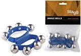 Stagg Bracelet de grelots Bleu Lot de 2