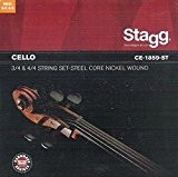 Stagg CE-1859-ST Jeu de cordes pour violoncelle 4/4-3/4