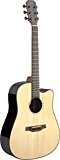 Stagg James de Lyn dcfi Electro Acoustic Dread Guitar avec pan coupé Solid Spruce/Rosewood naturel