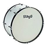 Stagg MABD-2012 Grosse caisse parade 20" x 12" Blanc