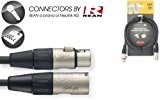 Stagg NMC3R N-Series Microphone Câble XLR Male/Femelle 1 m Noir